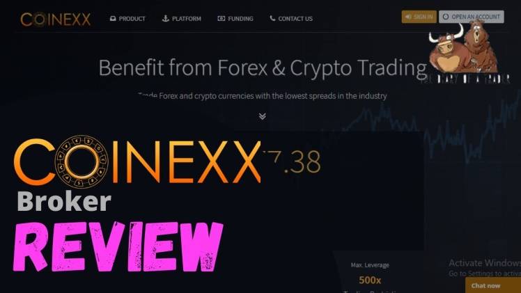 Coinexx Minimum Deposit For Trading With The Best Broke